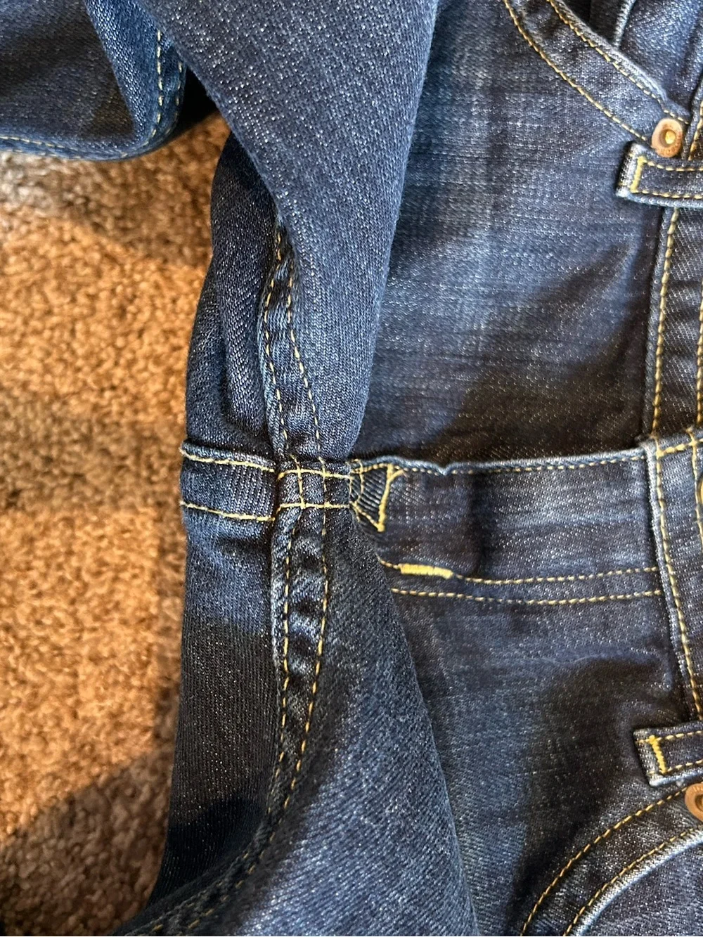 Hudson Low Rise Flare Leg Dark Wash Jeans SZ 27. Y2K. Made in Mexico. Classic - Picture 2 of 13